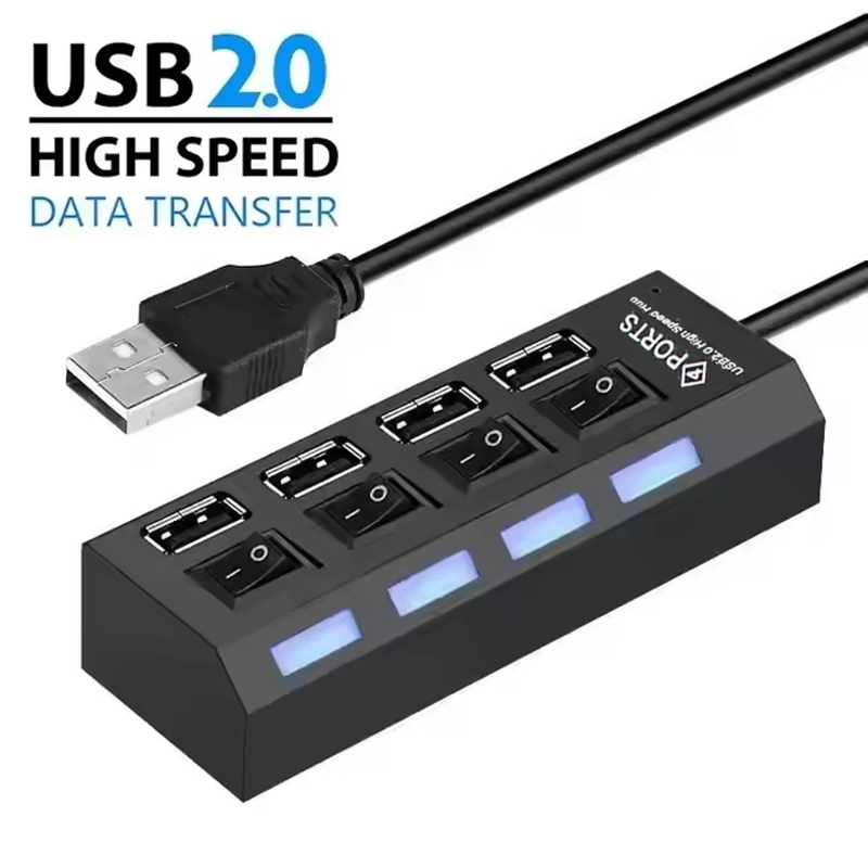 Laptop Accessories Computer - Extensor de Hub USB 2,0 de