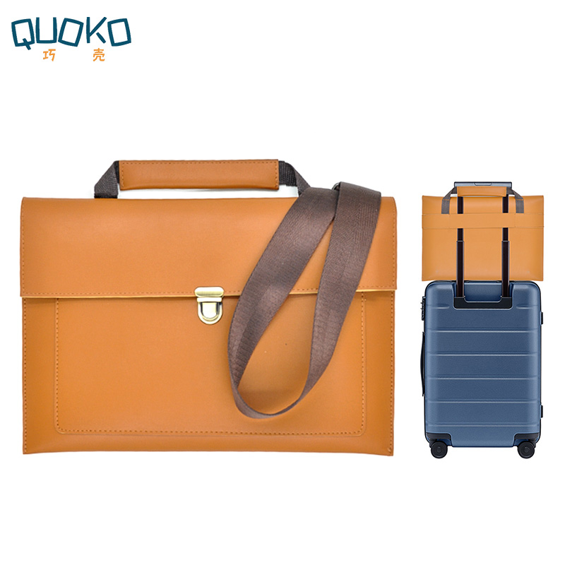 Laptop Accessories Organizer Bag - Bolso de cuero sintético para ordenador