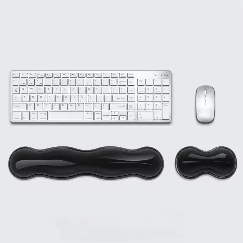 Laptop Accessories For Wrist Support - Alfombrilla transparente para ratón y soporte