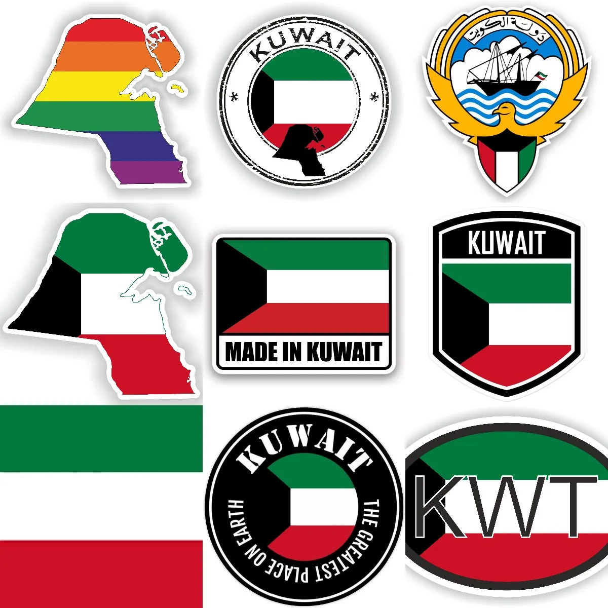 Laptop Accessories Kuwait - KWT Kuwait bandera mapa emblema nacional