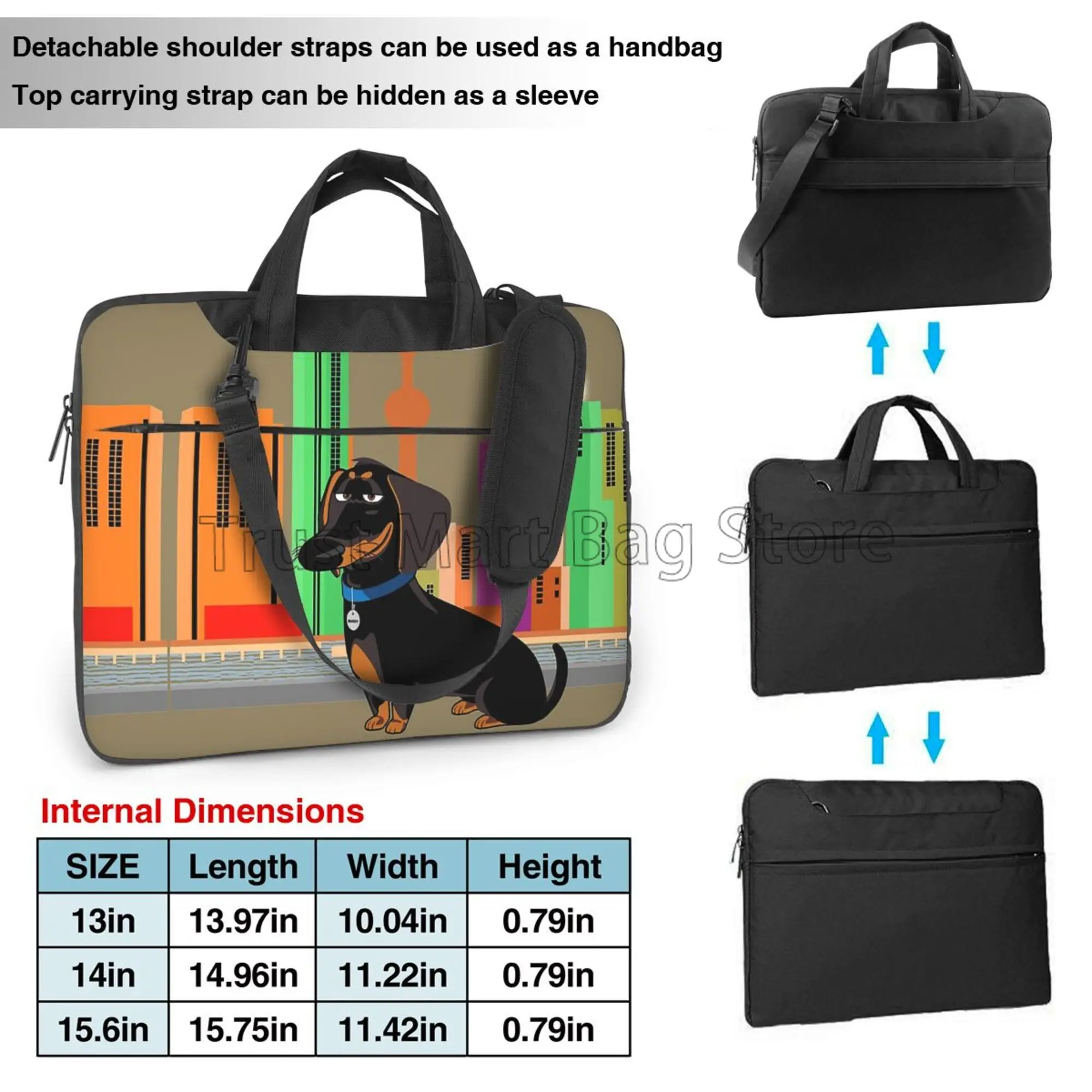 Bolsa de transporte con estamp - Laptop Accessories Organizer Bag reseña y precio