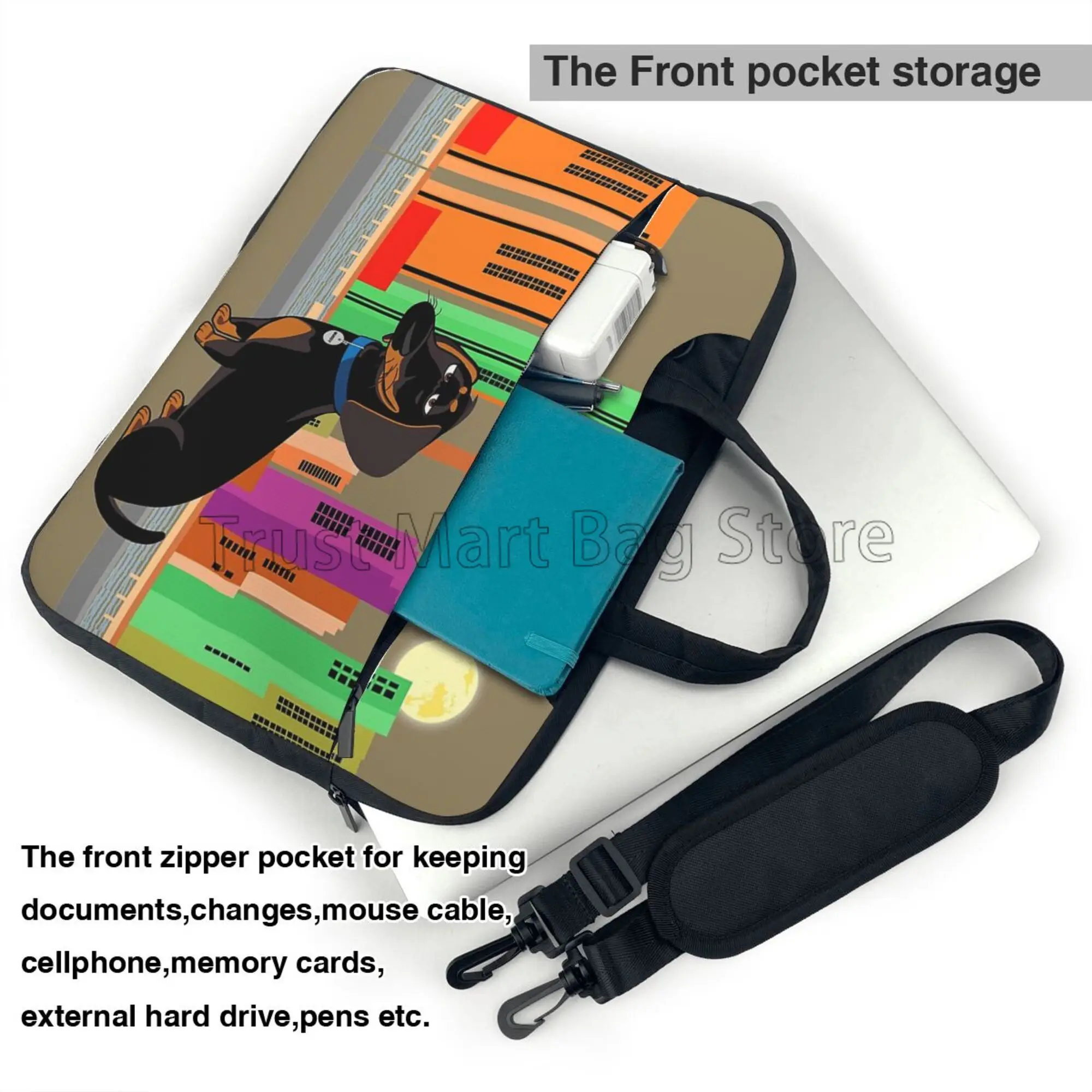 Bolsa de transporte con estamp - Laptop Accessories Organizer Bag reseña y precio