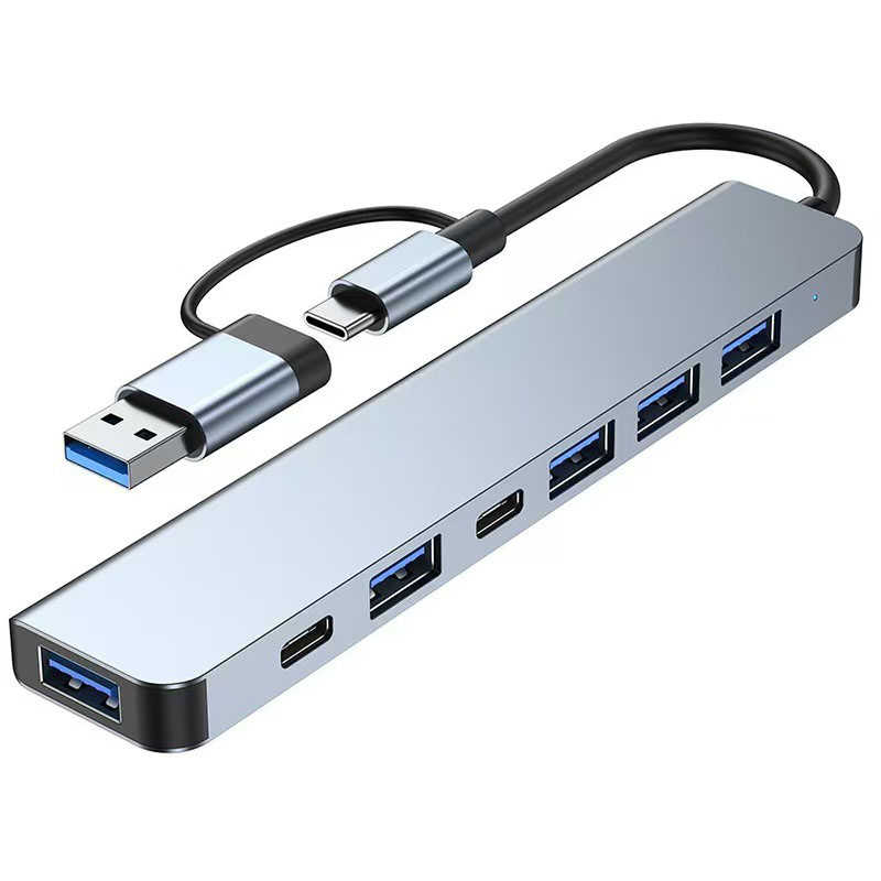 Concentrador USB A C de 7 Puer - Laptop Accessories For Programmers reseña y precio