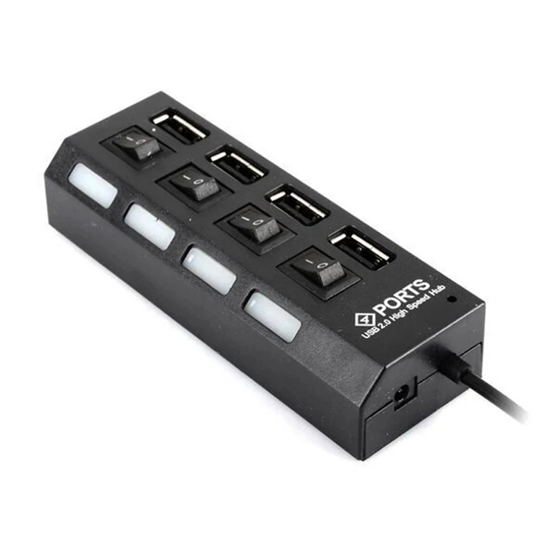 Extensor de Hub USB 2,0 de 4 p - Laptop Accessories Computer reseña y precio