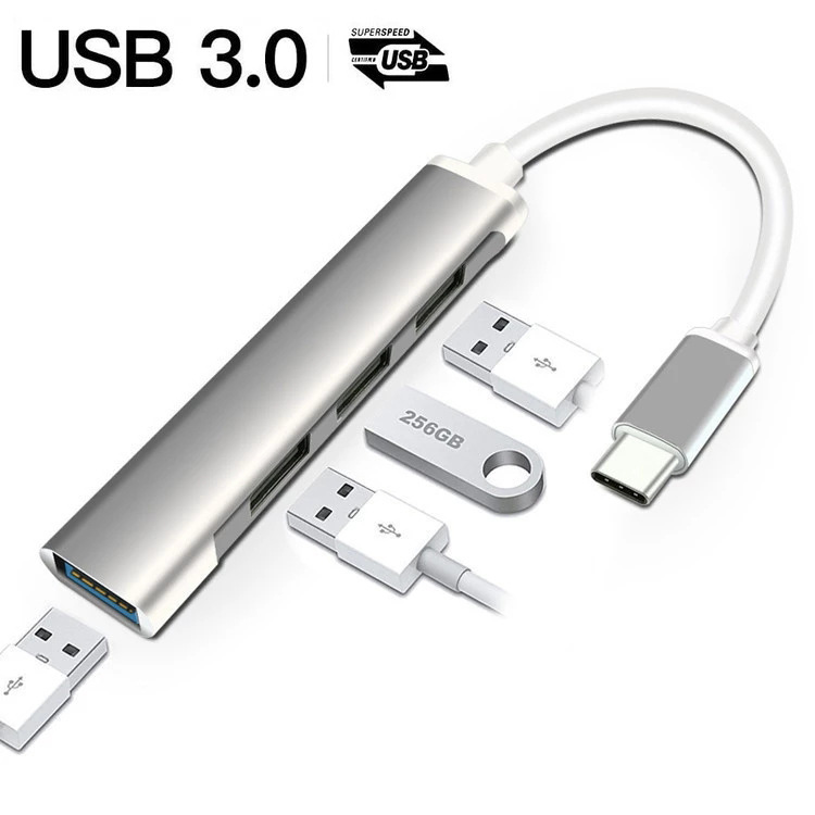 4 en 1 USB C HUB 3,0 tipo C 3, - Laptop Accessories For Programmers reseña y precio
