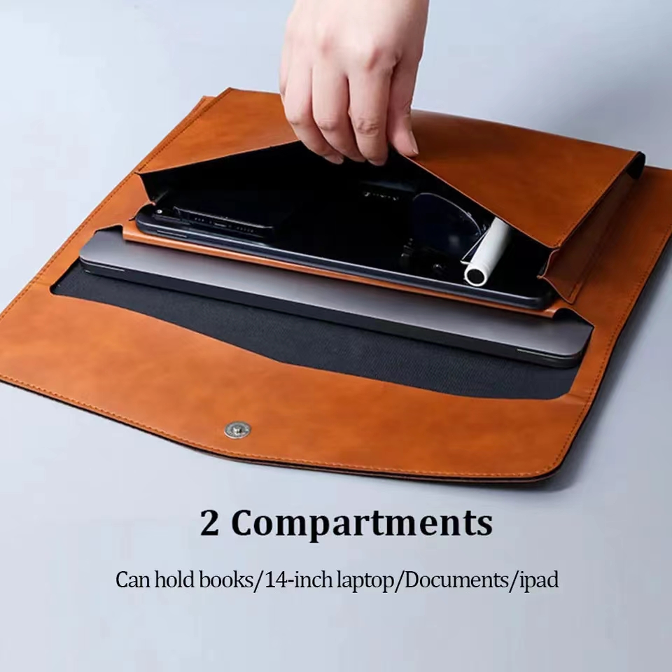 Carpeta de archivos de cuero A - Laptop Accessories Organizer Bag reseña y precio