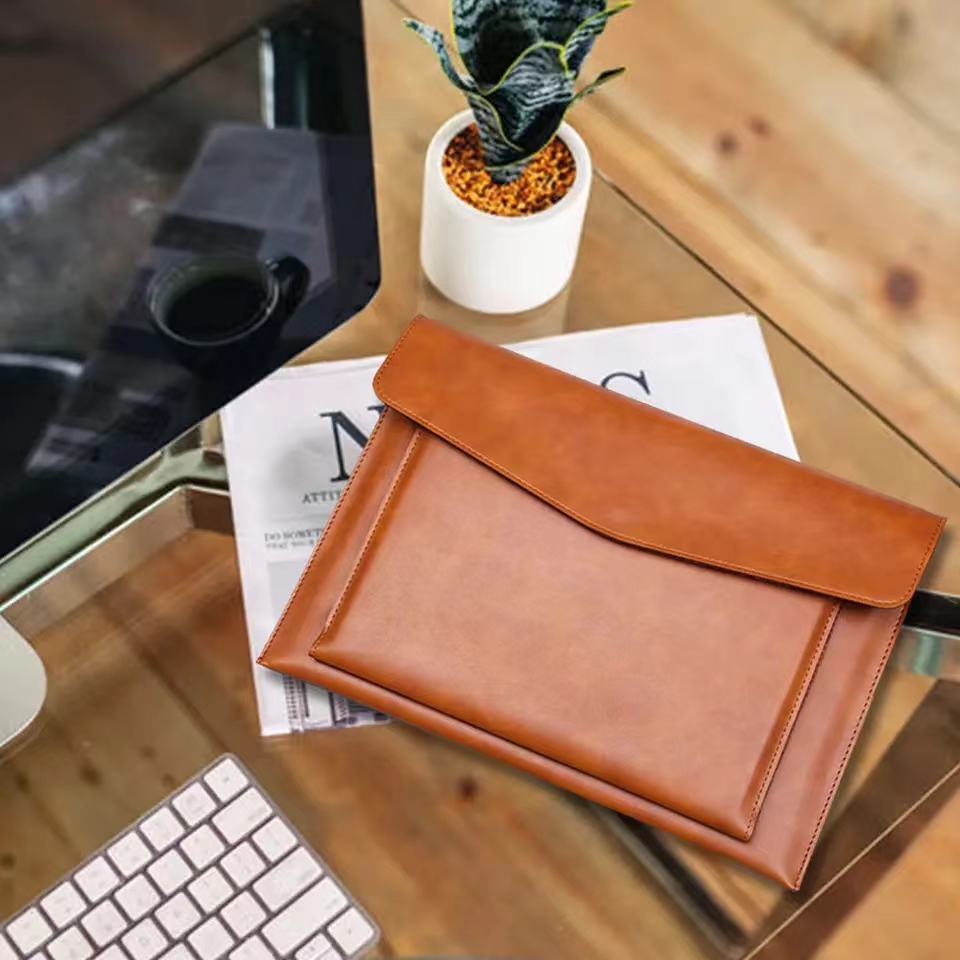 Carpeta de archivos de cuero A - Laptop Accessories Organizer Bag reseña y precio