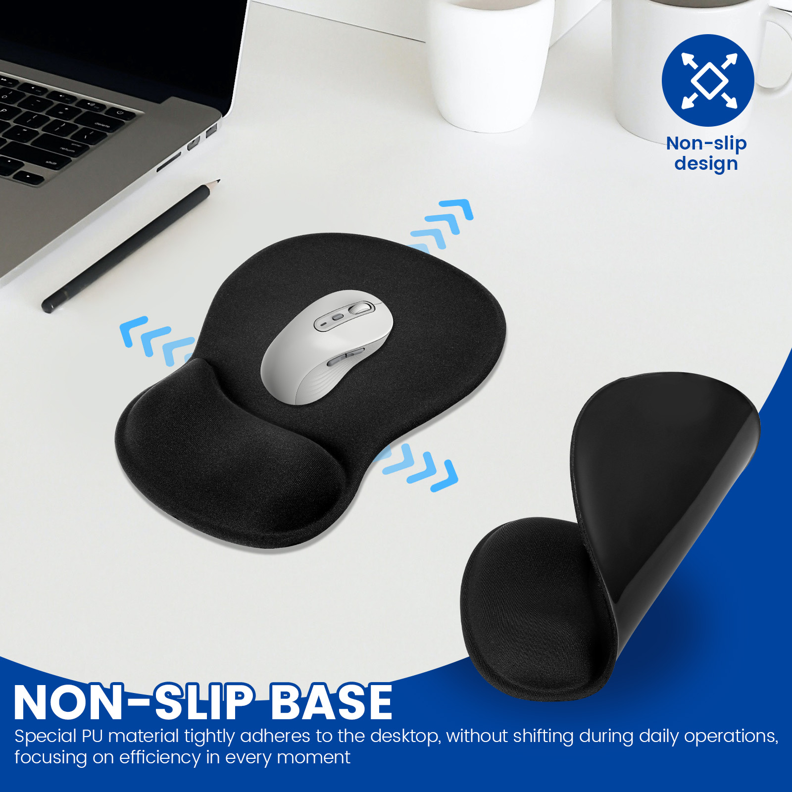Alfombrilla de ratón ergonómic - Laptop Accessories For Wrist Support reseña y precio