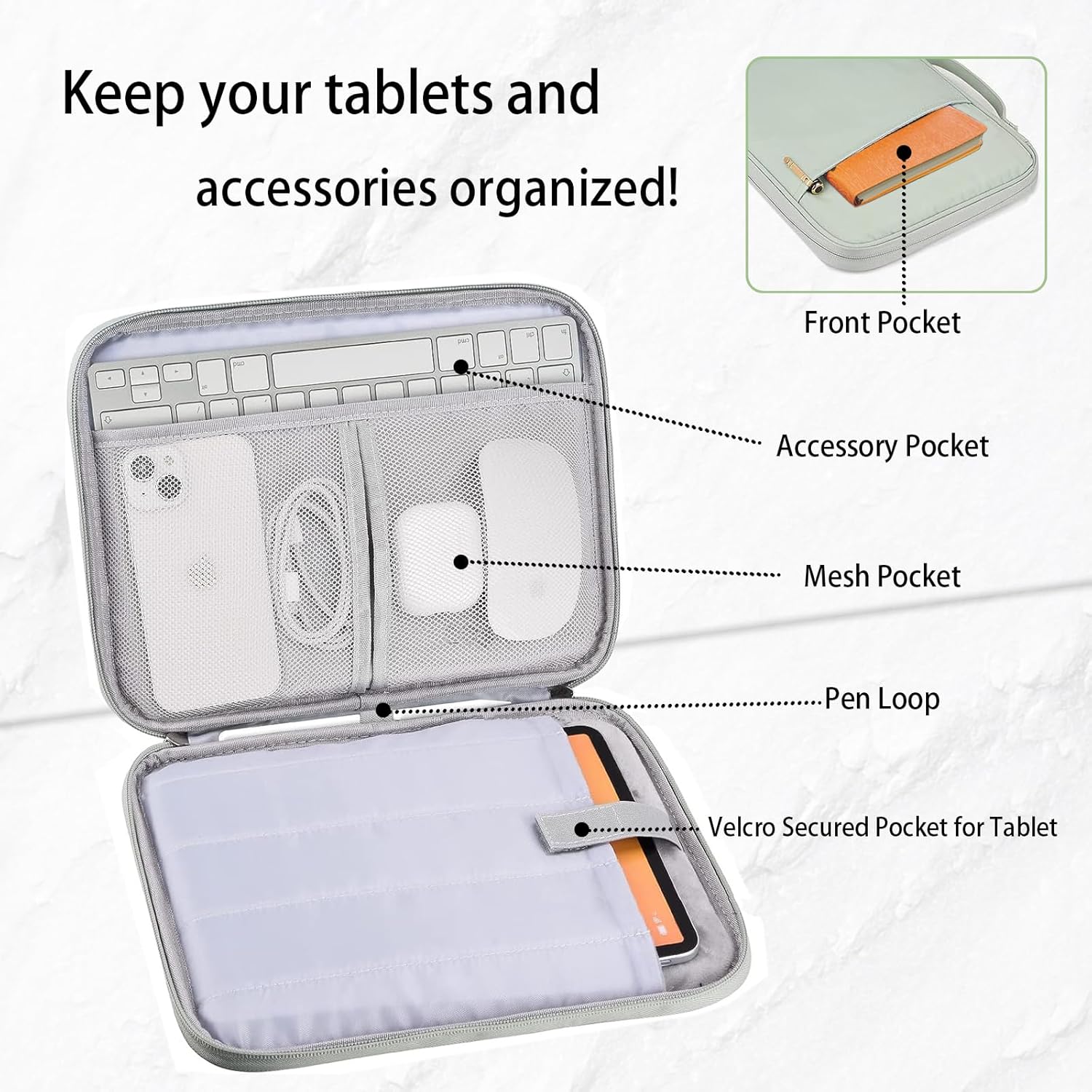Nueva funda para portátil de u - Laptop Accessories Organizer Bag reseña y precio